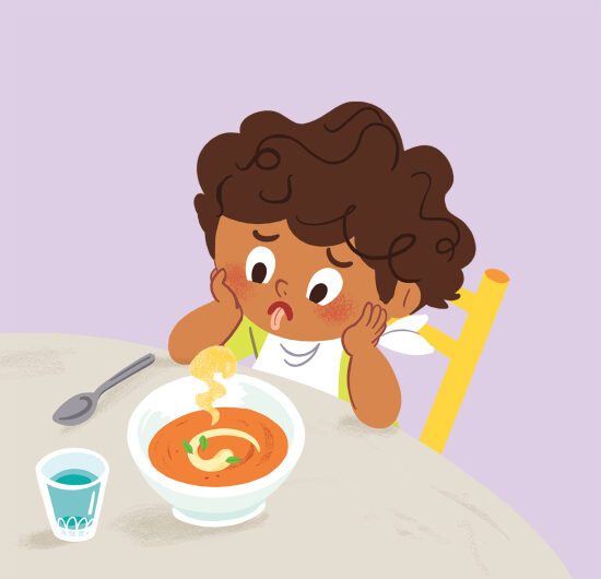 Sami n'aime pas la soupe